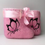 Cómo decorar botas de fieltro