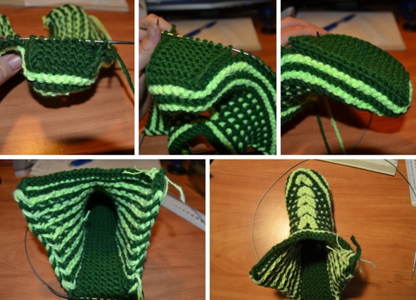 Cómo tejer zapatillas caseras con agujas de tejer