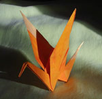 Origami grúa clásica