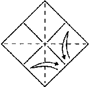 Origami grúa clásica