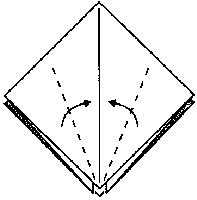 Origami grúa clásica