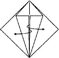 Origami grúa clásica