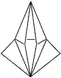 Origami grúa clásica