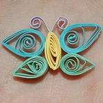 Mariposa de Quilling