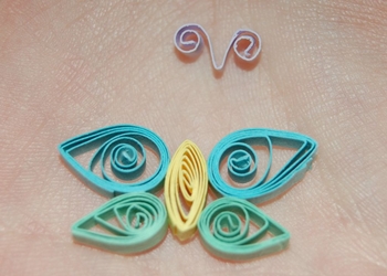 Mariposa de Quilling
