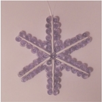 Copo de nieve Quilling