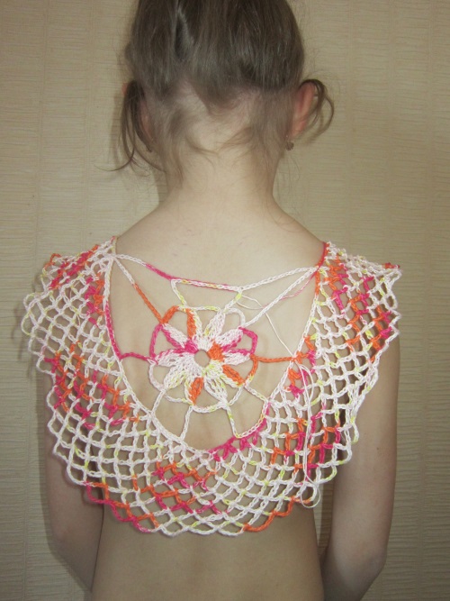 Top de verano para niña crochet