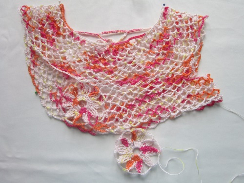 Top de verano para niña crochet