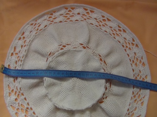 Mujer verano sombrero crochet
