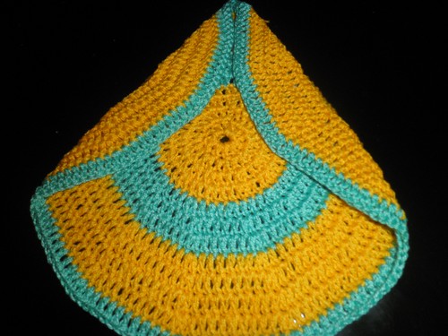 Bolsa de verano brillante de ganchillo