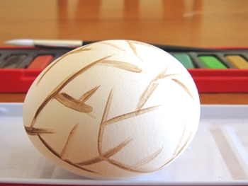 clase magistral: pintura de huevos de Pascua