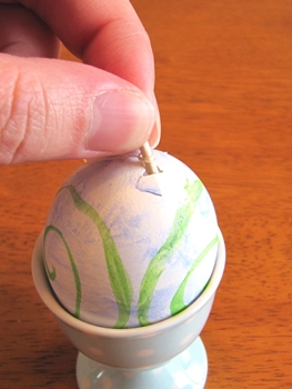 clase magistral: pintura de huevos de Pascua