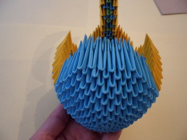 Cómo hacer un origami de cisne a partir de módulos: instrucciones paso a paso con fotos y videos