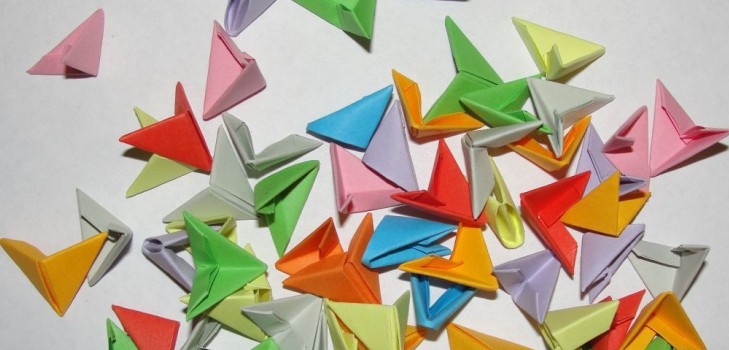 Origami modular: Animales - Esquemas de montaje