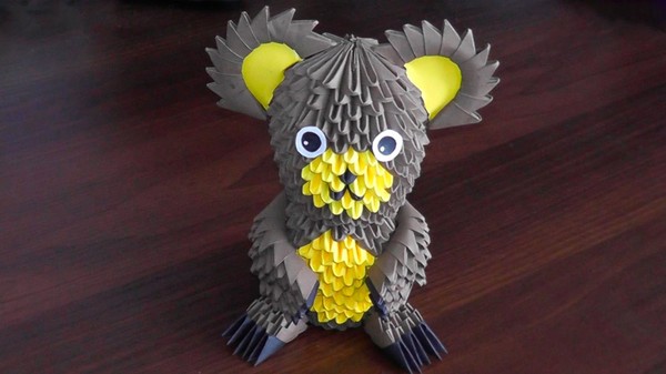 Origami modular: Animales - Esquemas de montaje