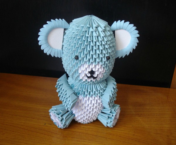 Origami modular: Animales - Esquemas de montaje