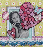 Mosaico de cáscara de huevo