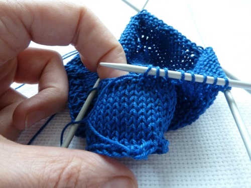 Guantes de verano para hombres sin dedos con agujas de tejer
