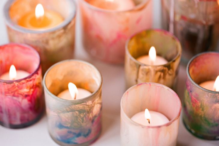 Un candelero inusual con sus propias manos
