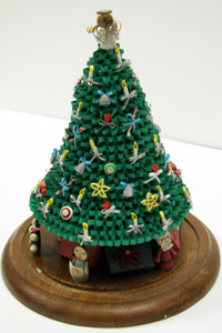 Artesanías de año nuevo de papel. Quilling