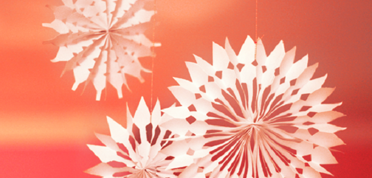 Artesanías de papel de año nuevo