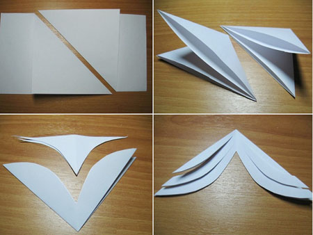 Artesanías de papel de año nuevo