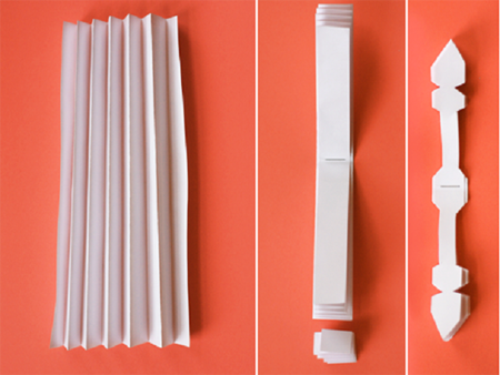 Artesanías de papel de año nuevo