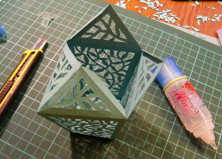Artesanías de papel de año nuevo