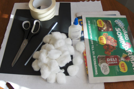 Materiales para la producción de ovejas a partir de bolas de algodón