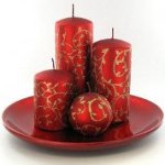 Velas de Año Nuevo con sus propias manos
