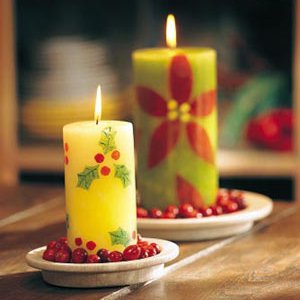 Velas de Año Nuevo con sus propias manos