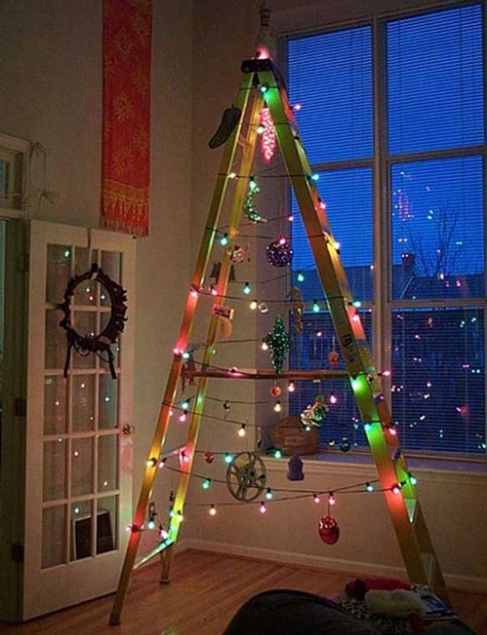 Decoraciones de año nuevo en el árbol de Navidad con sus propias manos: foto clase magistral