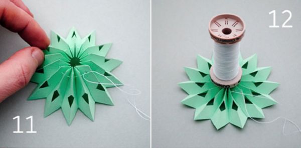 Hermosos copos de nieve para el nuevo año de 2017 con sus propias manos de papel: diagramas y fotos en etapas. Clases magistrales para niños sobre grandes copos de nieve en técnica de origami