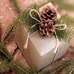 ideas de papel envoltura de regalo bebé para el Año Nuevo