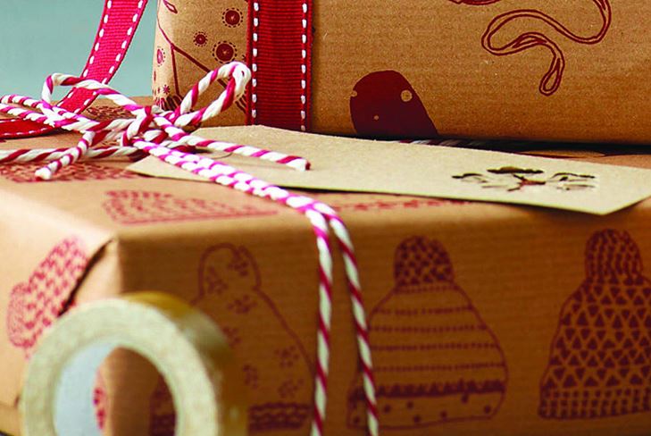 Embalaje de año nuevo para regalos con sus manos: foto clase magistral