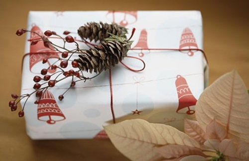 Embalaje de año nuevo para regalos con sus manos: foto clase magistral