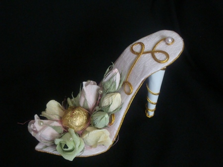 Composición original "zapato" de dulces: una clase magistral