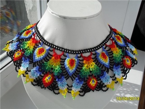Collar de cuentas original y brillante: una clase magistral