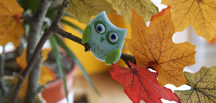 Artesanías de otoño propias manos
