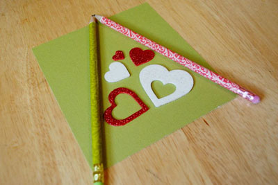 Tarjeta de Navidad con estilo de scrapbooking para el año nuevo 2015 con propias manos
