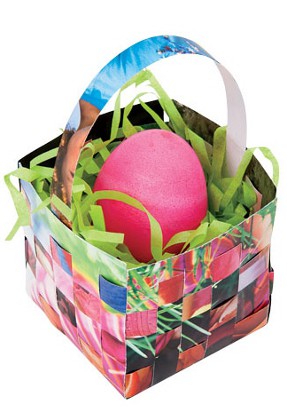 Canasta de Pascua con sus propias manos