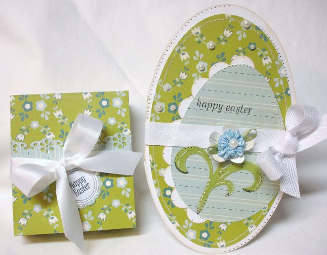 Tarjetas de Pascua de papel: cómo hacer un zapato, hacer álbumes de recortes con tus propias manos