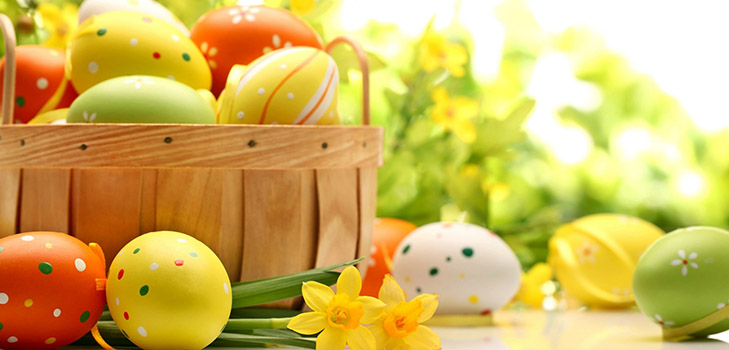 Huevos de Pascua con sus propias manos