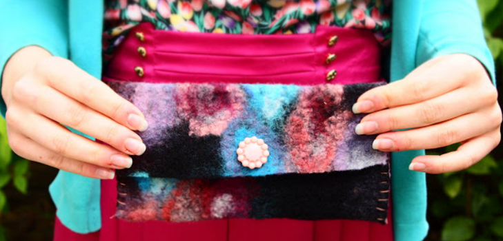 Un regalo para el Año Nuevo con sus propias manos: un bolso de fieltro, una clase magistral con una foto