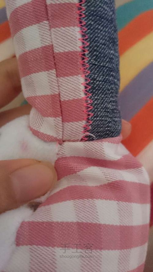 Conejito de peluche con tus propias manos