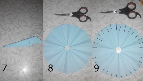 Paracaidista de papel: hecho a mano el 9 de mayo con sus propias manos en una guardería