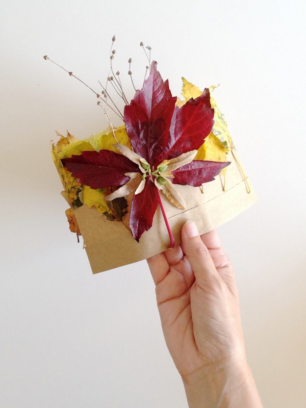 Manualidades de hojas sobre el tema "Otoño" con sus propias manos para escolares