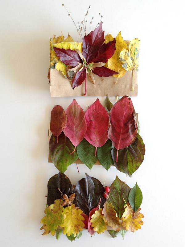 Manualidades de hojas sobre el tema "Otoño" con sus propias manos para escolares