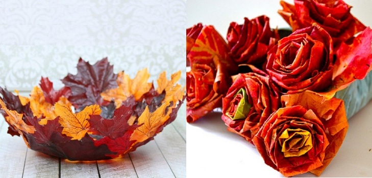 Manualidades de hojas sobre el tema "Otoño" con sus propias manos para escolares