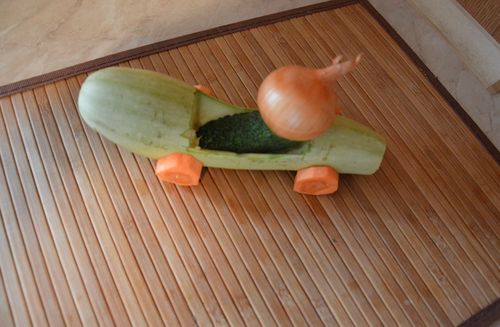 Manualidades de vegetales con sus propias manos